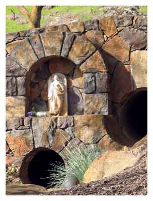 Digital Photograph: Our Lady of the Sewer Pipe